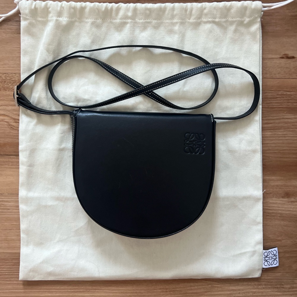 Loewe Black Saddle Bag